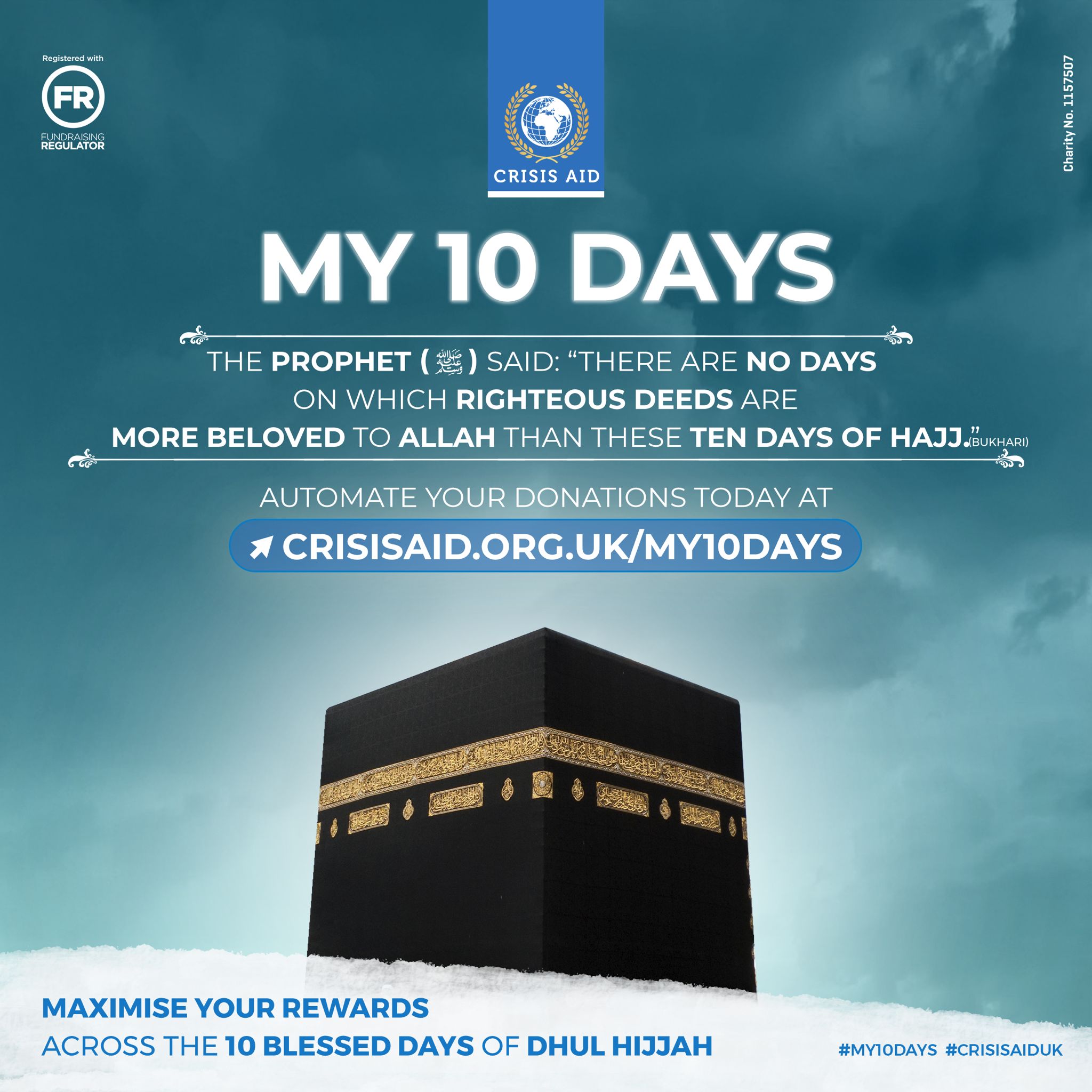 My Ten Days Dhul Hijjah Donations Deeds Over Days Crisis Aid