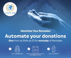 Crisis Aid Ramadan Daily Donation 2021 - Crisis Aid